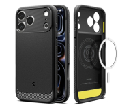 Spigen Rugged Armor MagSafe do iPhone 18 Pro/17 Pro (matte black) - 1586456 - zdjęcie 2